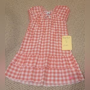 Naartjie Pink Gingham Dress